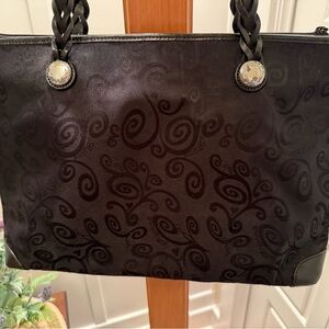 Brighton Mevelyn Signature Jacquard Tote Shoulder Bag